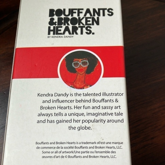 Bouffants & Broken Hearts: 2 multicolored Taper Candles- 10 inches - Picture 3 of 8